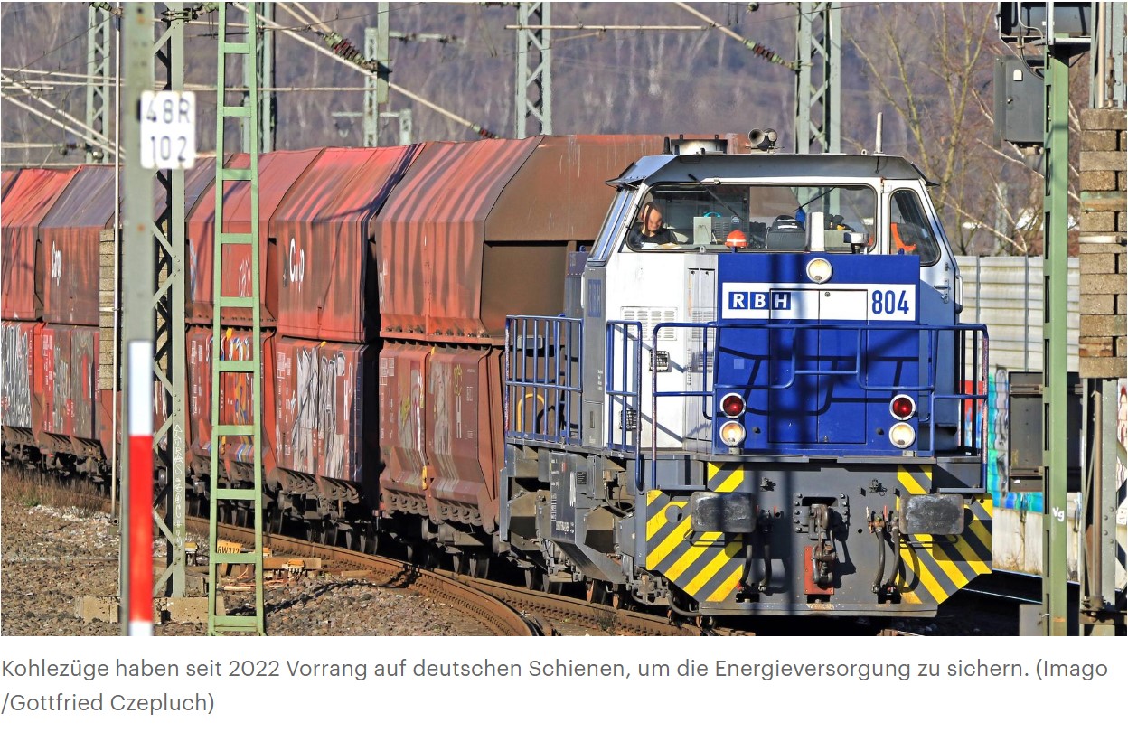 Bahn transportiert im Schnitt 30.000 Tonnen Kohle pro Tag