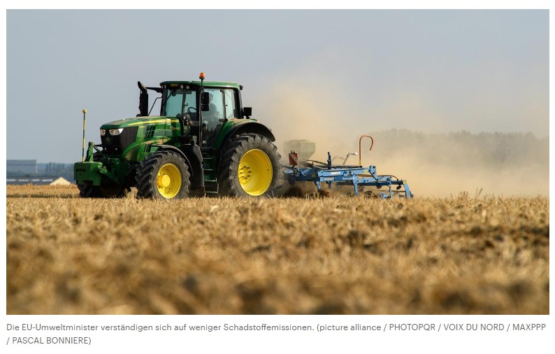 EU-Agrarminister: Landwirtschaft soll weniger Schadstoffe ausstoßen