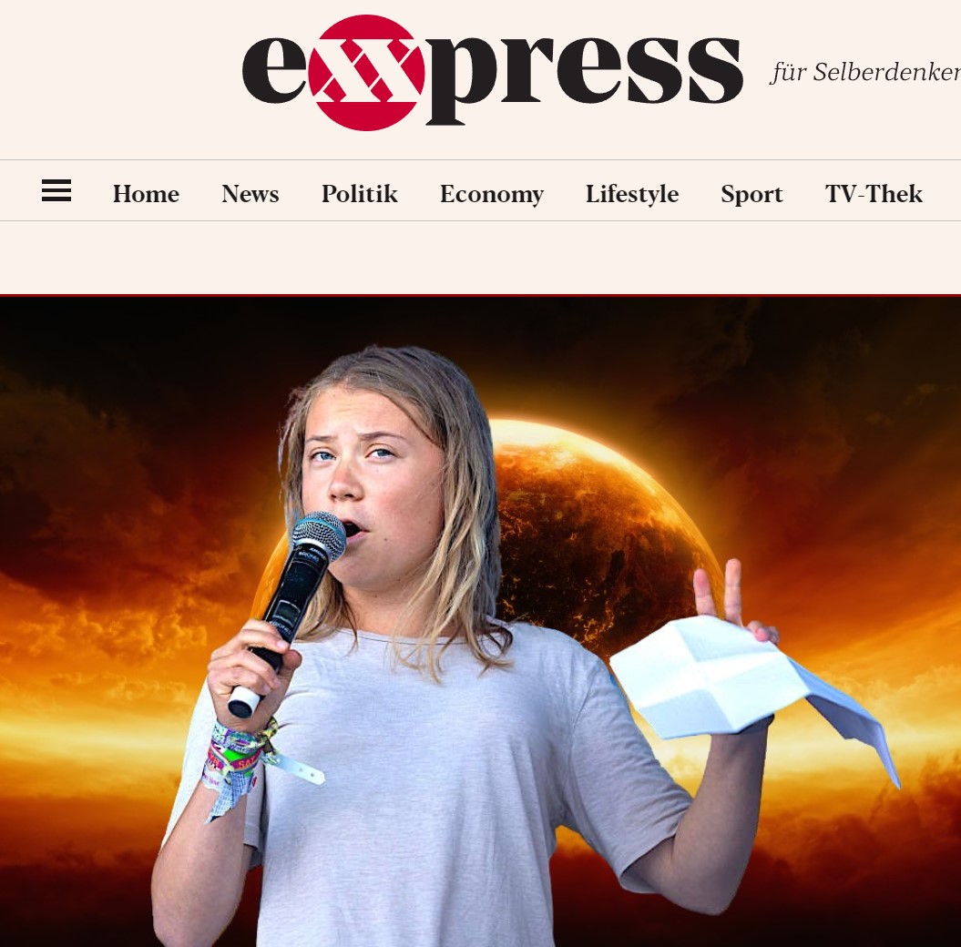 Festhalten! Laut Greta Thunberg bleiben noch drei Monate bis zum Klima-Kollaps