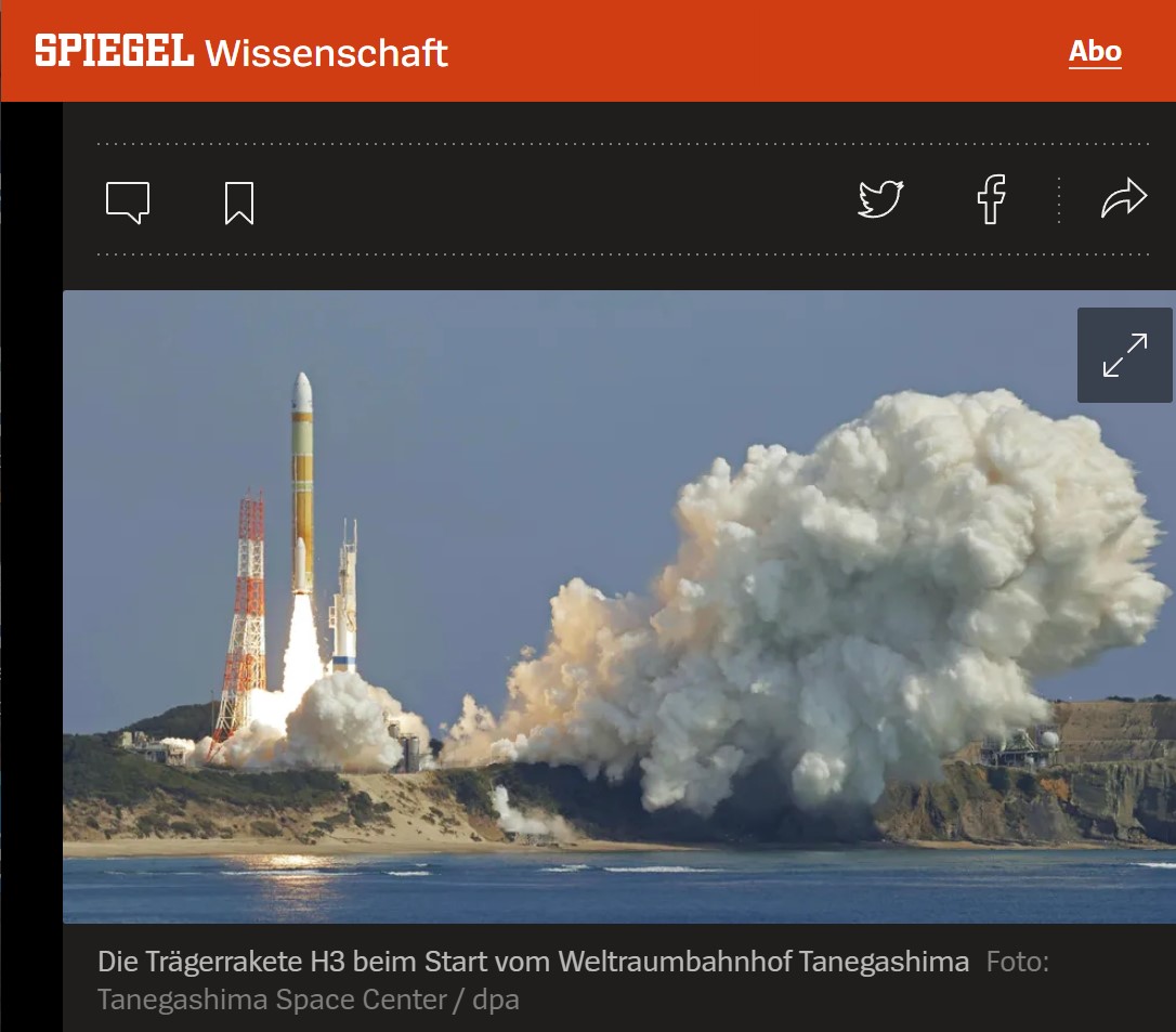 Japanische Raumfahrtagentur löst Selbstzerstörung von neuer Trägerrakete aus