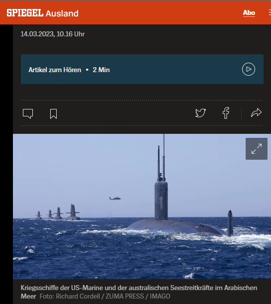 Sicherheitsbündnis Aukus: USA, Großbritannien und Australien forcieren U-Boot-Pakt