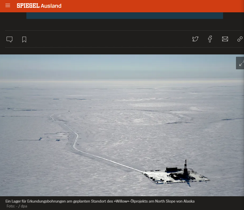 Kritik von Umweltschützern US-Regierung genehmigt großes Ölbohrprojekt in Alaska