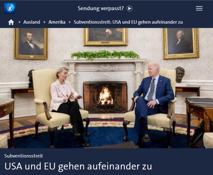 USA und EU gehen aufeinander zu