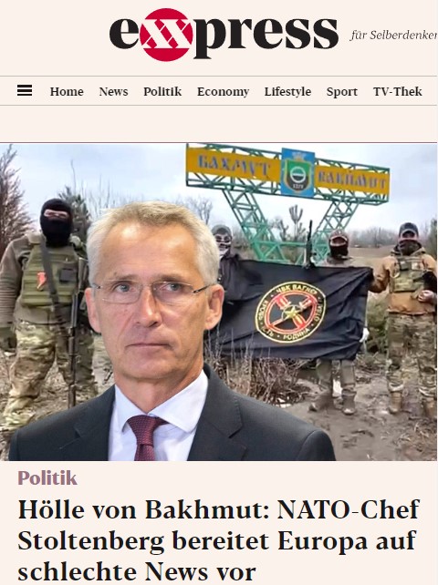 Hölle von Bakhmut: NATO-Chef Stoltenberg bereitet Europa auf schlechte News vor