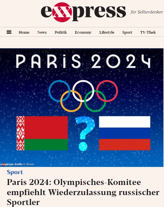 Paris 2024: Olympisches-Komitee empfiehlt Wiederzulassung russischer Sportler