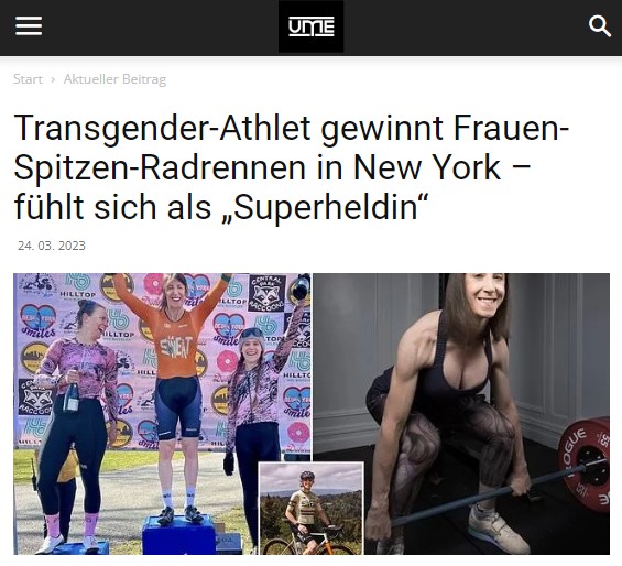Transgender-Athlet gewinnt Frauen-Spitzen-Radrennen in New York – fühlt sich als „Superheldin“