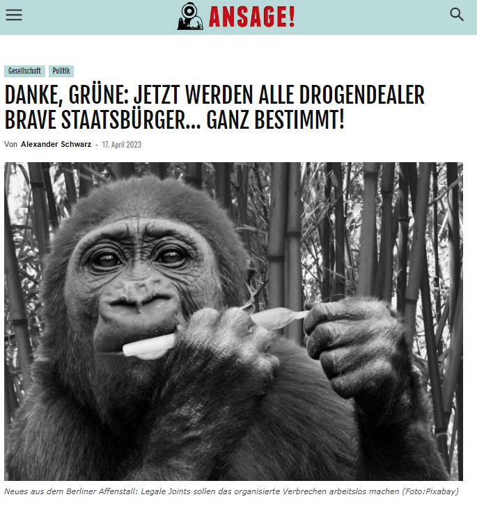 DANKE, GRÜNE: JETZT WERDEN ALLE DROGENDEALER BRAVE STAATSBÜRGER… GANZ BESTIMMT!