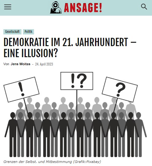 DEMOKRATIE IM 21. JAHRHUNDERT – EINE ILLUSION?