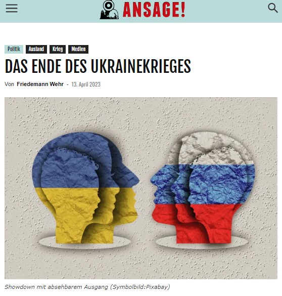 DAS ENDE DES UKRAINEKRIEGES