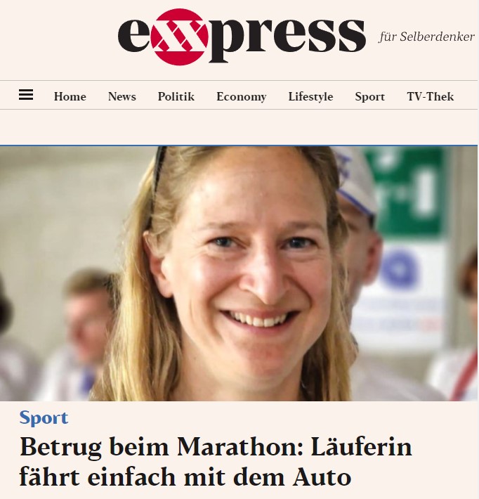 Betrug beim Marathon: Läuferin fährt einfach mit dem Auto