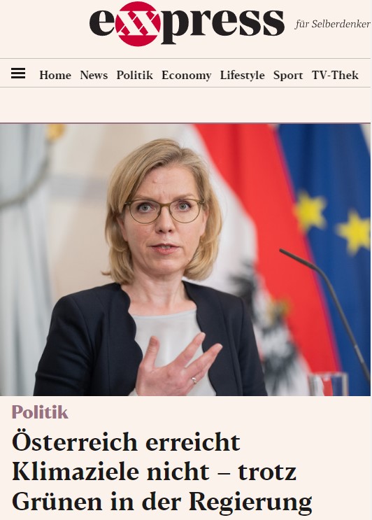 Österreich erreicht Klimaziele nicht – trotz Grünen in der Regierung