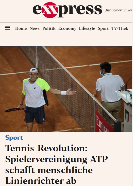 Tennis-Revolution: Spielervereinigung ATP schafft menschliche Linienrichter ab