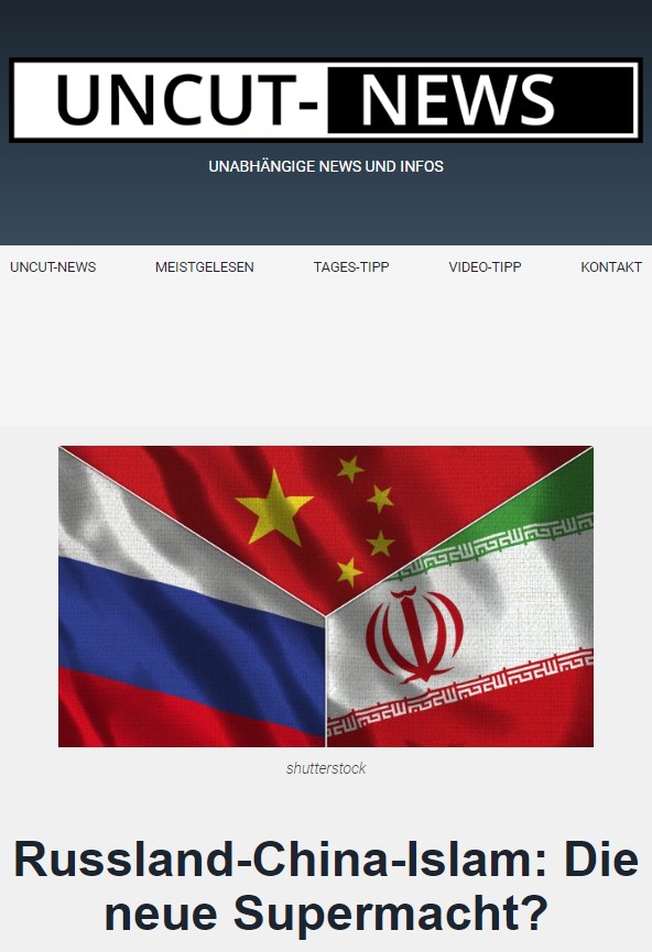 Russland-China-Islam: Die neue Supermacht?