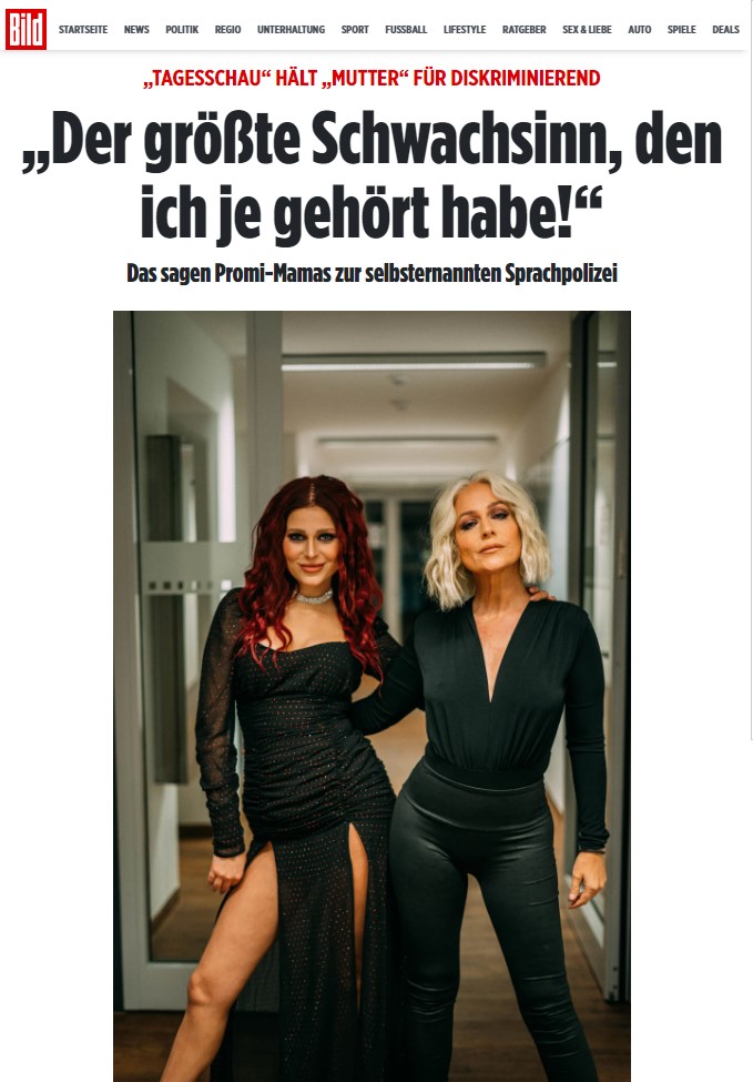 „TAGESSCHAU“ HÄLT „MUTTER“ FÜR DISKRIMINIEREND: „Der größte Schwachsinn, den ich je gehört habe!“