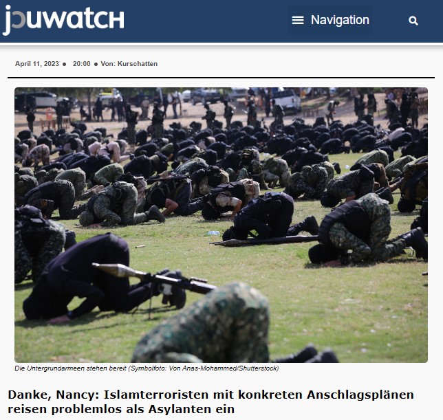 Danke, Nancy: Islamterroristen mit konkreten Anschlagsplänen reisen problemlos als Asylanten ein