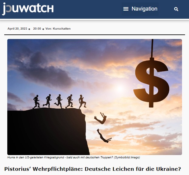 Pistorius’ Wehrpflichtpläne: Deutsche Leichen für die Ukraine?