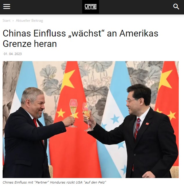Chinas Einfluss „wächst“ an Amerikas Grenze heran