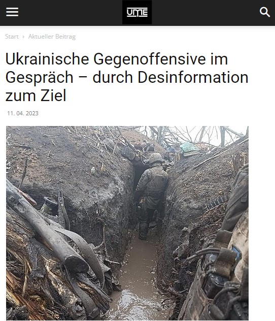 Ukrainische Gegenoffensive im Gespräch – durch Desinformation zum Ziel