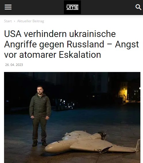 USA verhin­dern ukrai­ni­sche Angriffe gegen Russ­land – Angst vor atomarer Eskalation