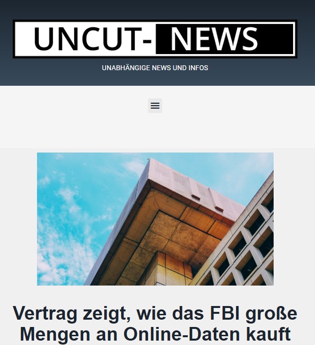 Vertrag zeigt, wie das FBI große Mengen an Online-Daten kauft