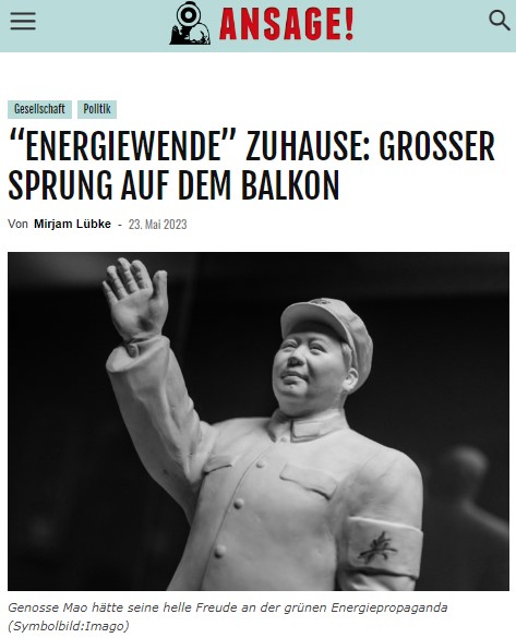 “ENERGIEWENDE” ZUHAUSE: GROSSER SPRUNG AUF DEM BALKO