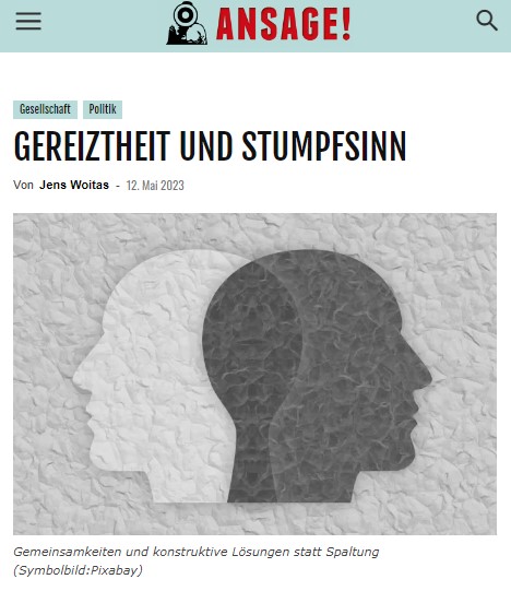 GEREIZTHEIT UND STUMPFSINN