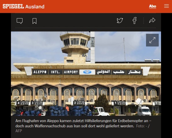 Flughafen außer Betrieb: Syrien meldet Toten nach israelischen Angriffen auf Aleppo