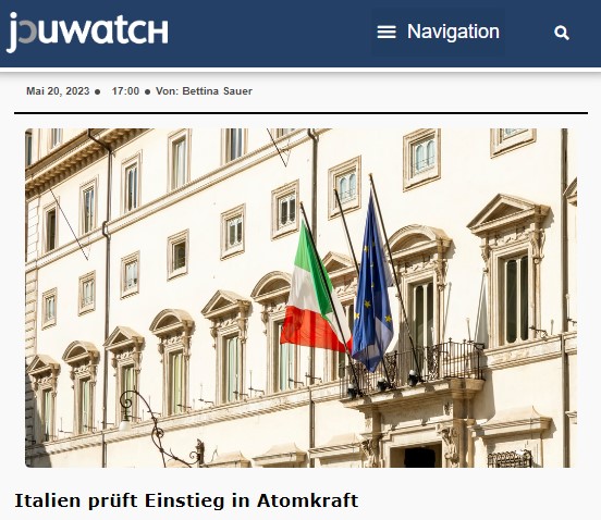 Italien prüft Einstieg in Atomkraft