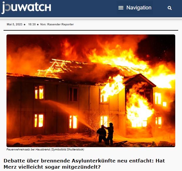 Debatte über brennende Asylunterkünfte neu entfacht: Hat Merz vielleicht sogar mitgezündelt?