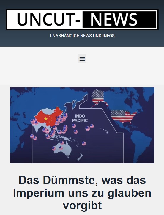 Das Dümmste, was das Imperium uns zu glauben vorgibt