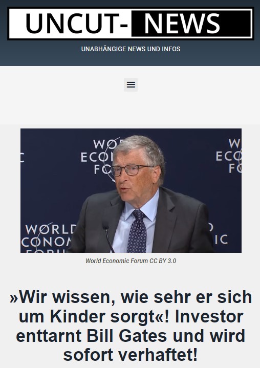 »Wir wissen, wie sehr er sich um Kinder sorgt«! Investor enttarnt Bill Gates und wird sofort verhaftet!