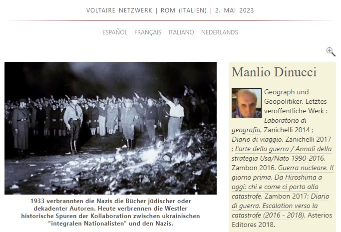 Waffe des Krieges: die Auslöschung der Geschichte