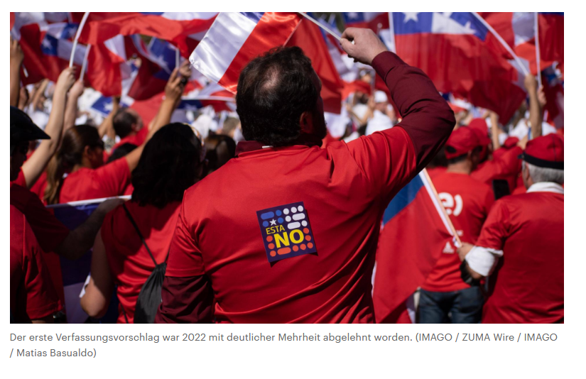 Südamerika Neuer Verfassungs-Vorschlag für Chile gebilligt – Referendum am 17. Dezember