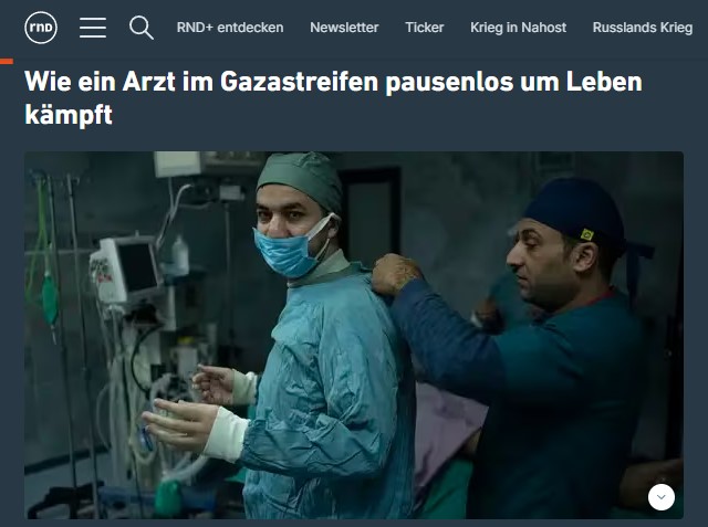 100 Tage Krieg: Wie ein Arzt im Gazastreifen pausenlos um Leben kämpft