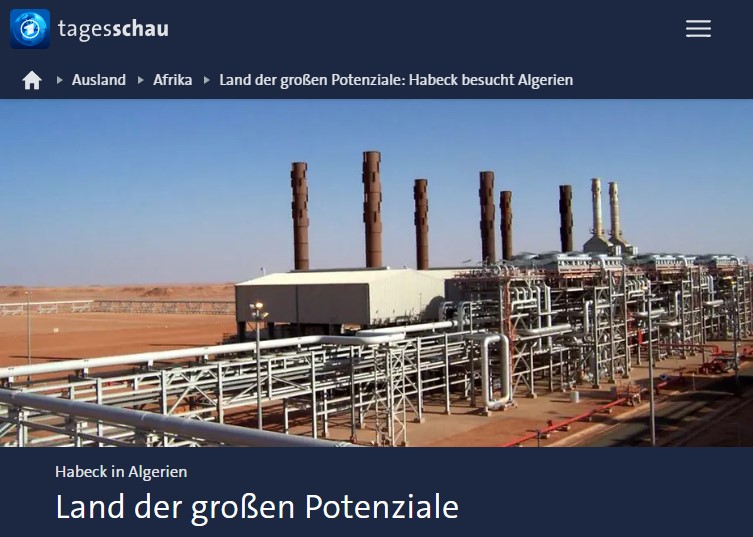 Land der großen Potenziale: Habeck besucht Algerien