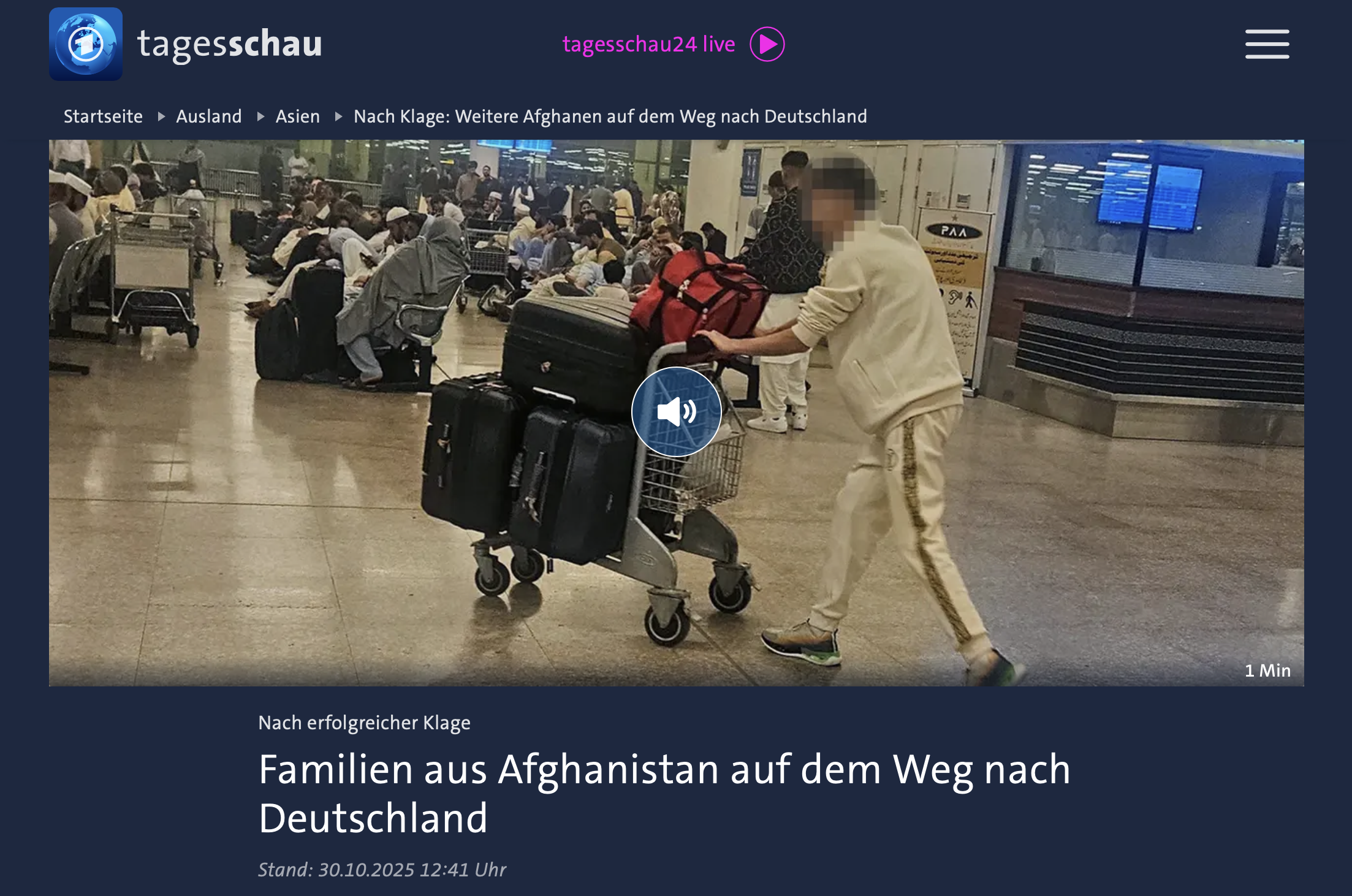 Nach Klage: Weitere Afghanen auf dem Weg nach Deutschland