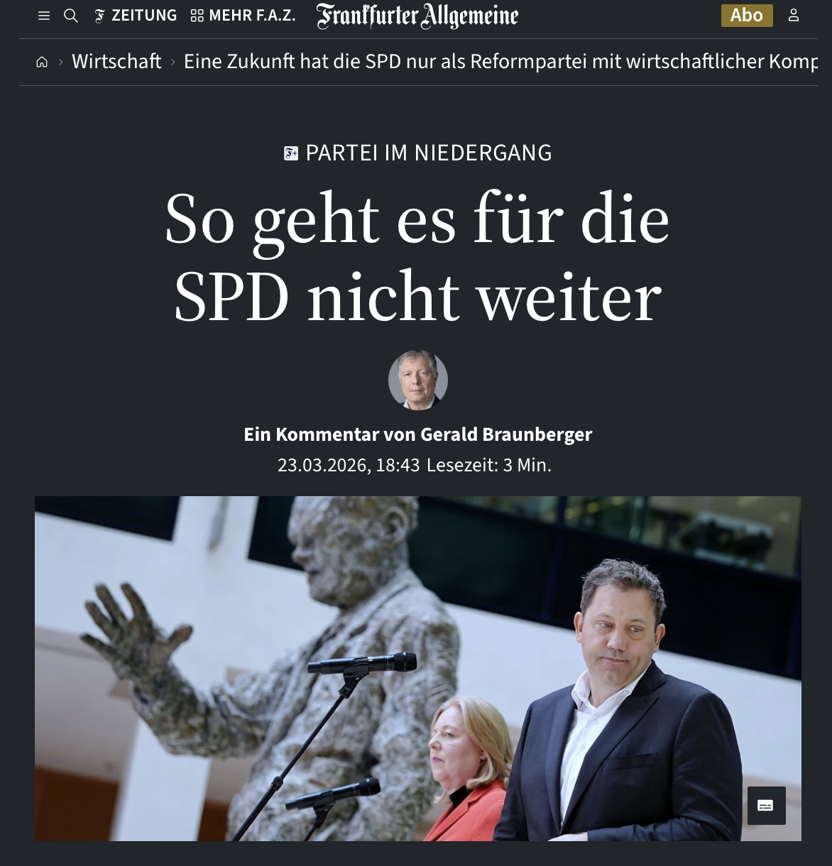 Partei im Niedergang: So geht es für die SPD nicht weiter