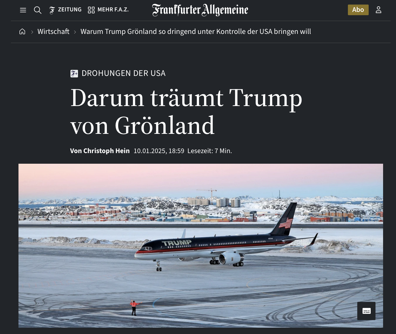 Drohungen der USA: Darum träumt Trump von Grönland